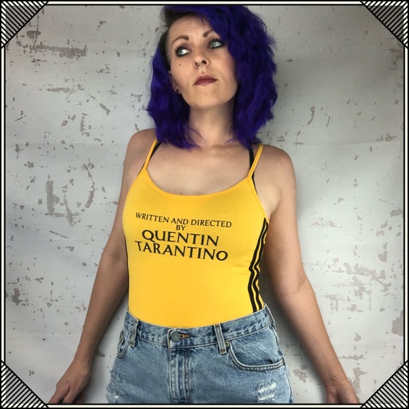 Rad.Pop.Punk _boutique Pants - * Quentin Tarantino Kill Bill * Yellow Bodysuit